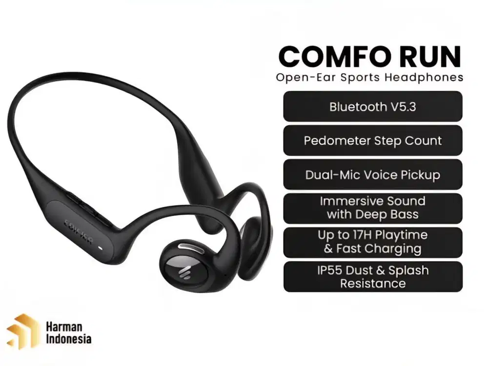 Edifier Comfo Run   Open-Ear Wireless Sports Headphones