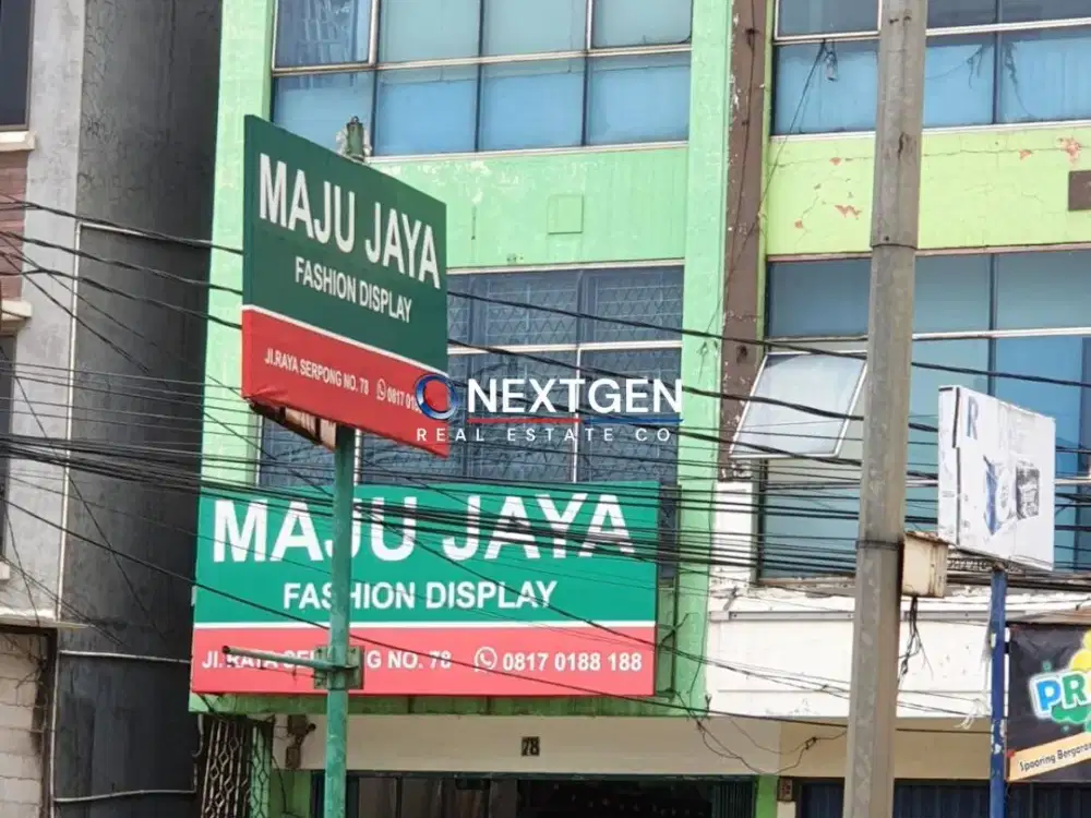 Dijual Ruko Gandeng di Jalan Raya Serpong Tangerang