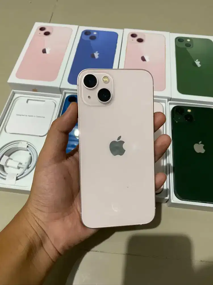 Iphone 13 128gb beacukai pink