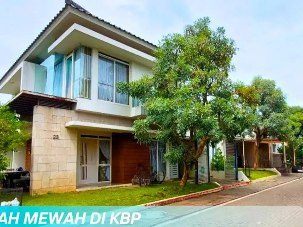 DILELANG Rumah 2 lantai bagus siap huni mewah di Jl. Purbasekar Kulon, KBP