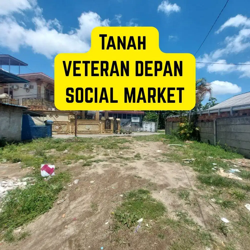 Dijual Tanah Siap Bangun di Veteran Palembang