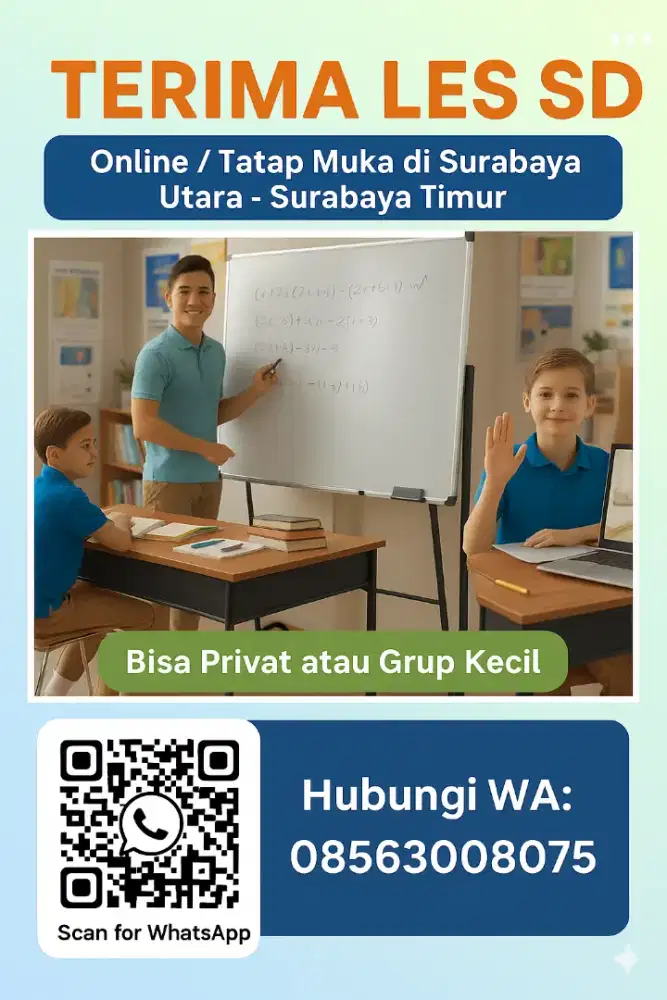 Les belajar Anak SD