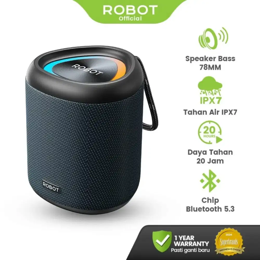 Speaker portabel robot 120s super bass