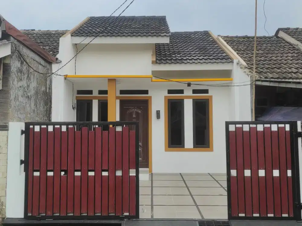 DIJUAL RUMAH MURAH DESAIN MINIMALIS BEBAS BANJIR  DI BEKASI TIMUR