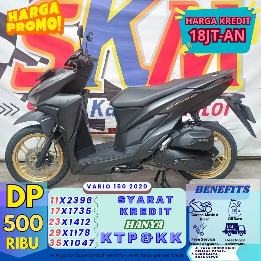 (punya uang 500 tuker matic cc 150) Vario 2020 cash credt