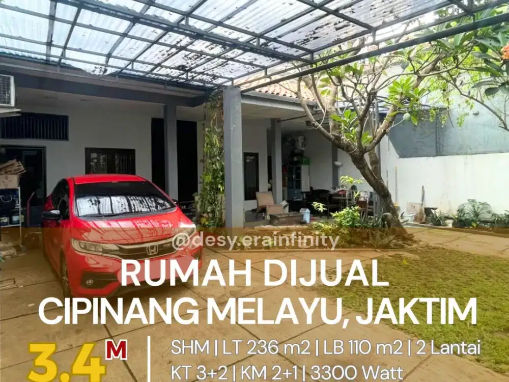 Dijual Rumah di Cipinang Melayu, Makasar, Jakarta Timur