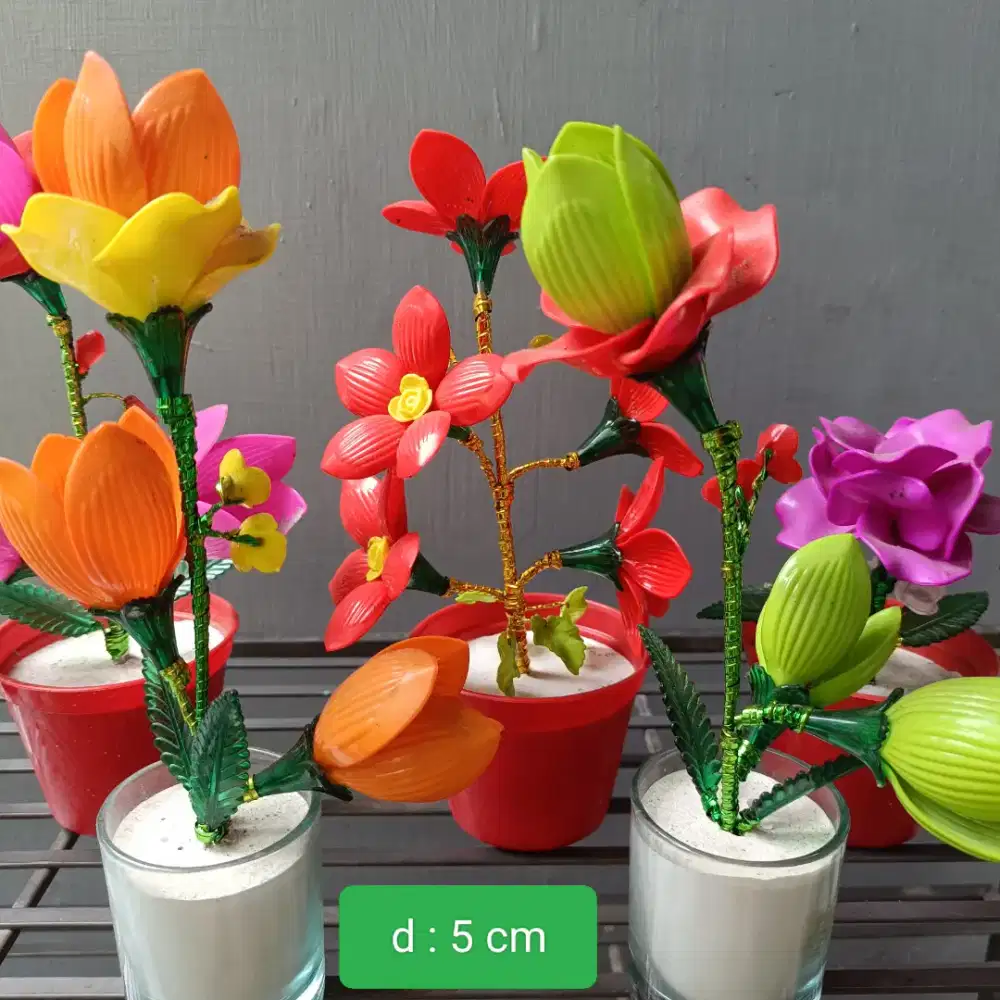 bunga meja bunga akrilik bunga pajangan artificial flower