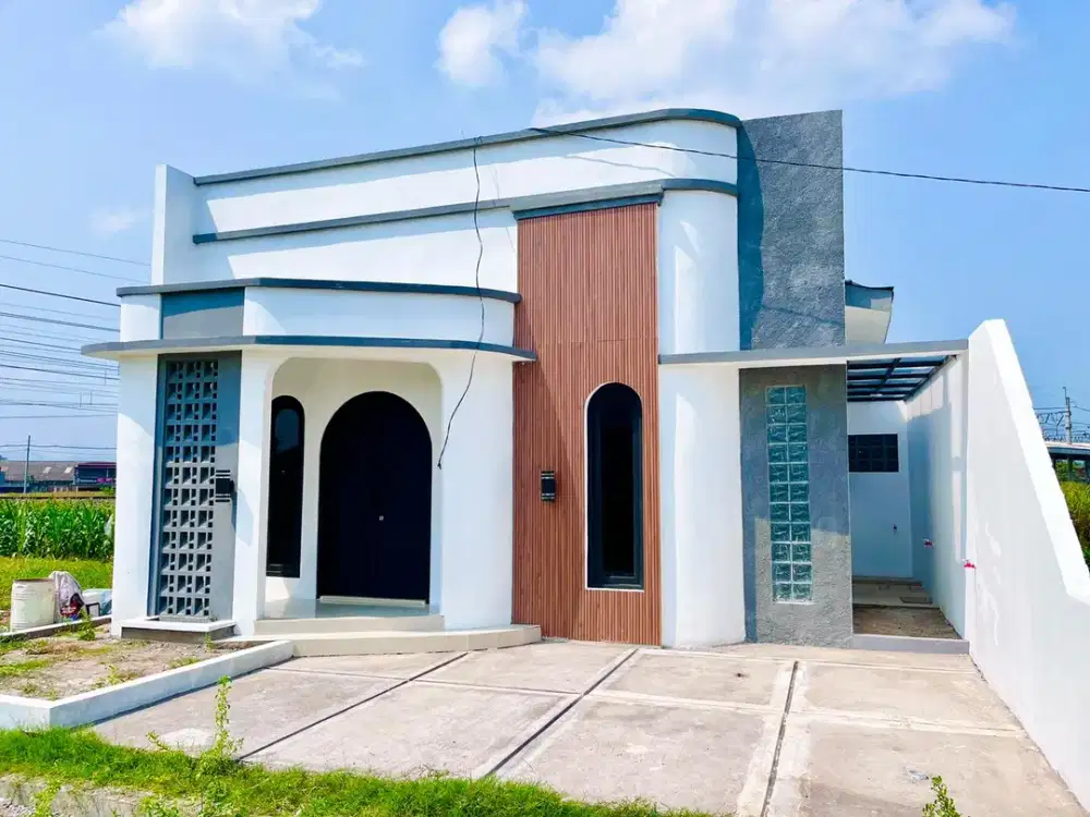 Rumah Murah 300 Jt An Dekat Jogja, Bergaya Industrial Tropis Modern