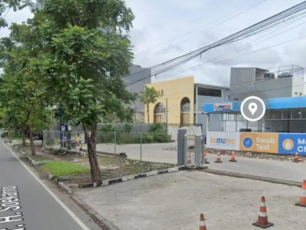 Dijual bangunan dan tanah di area komersil, jalan raya merr