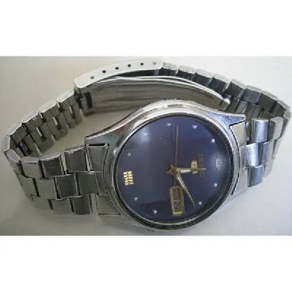Vintage jam tangan pria antik jadul  Seiko S  Dark Blue Dial