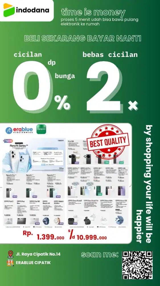 HP OPPO TERBARU CICILAN 0%