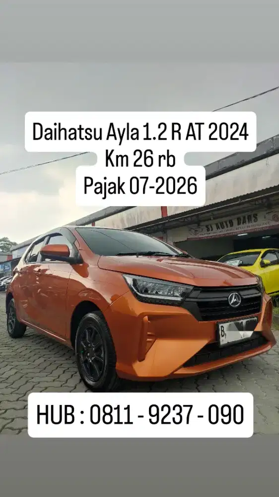 TERMURAH ! All New Daihatsu Ayla 1.2 R AT Cvt Matic 2024 pajak panjang