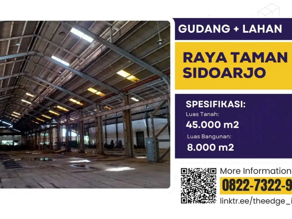 Harga dibawah Pasar Gudang Raya Taman Sidoarjo dekat Tol Waru - The EdGe