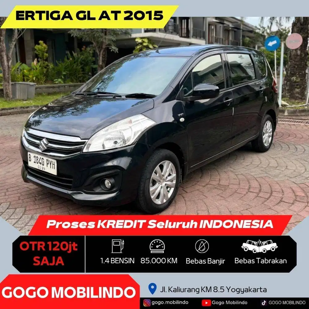 [Dp10jt] Suzuki Ertiga GL Matic 2015 ORISINIL Kredit Murah