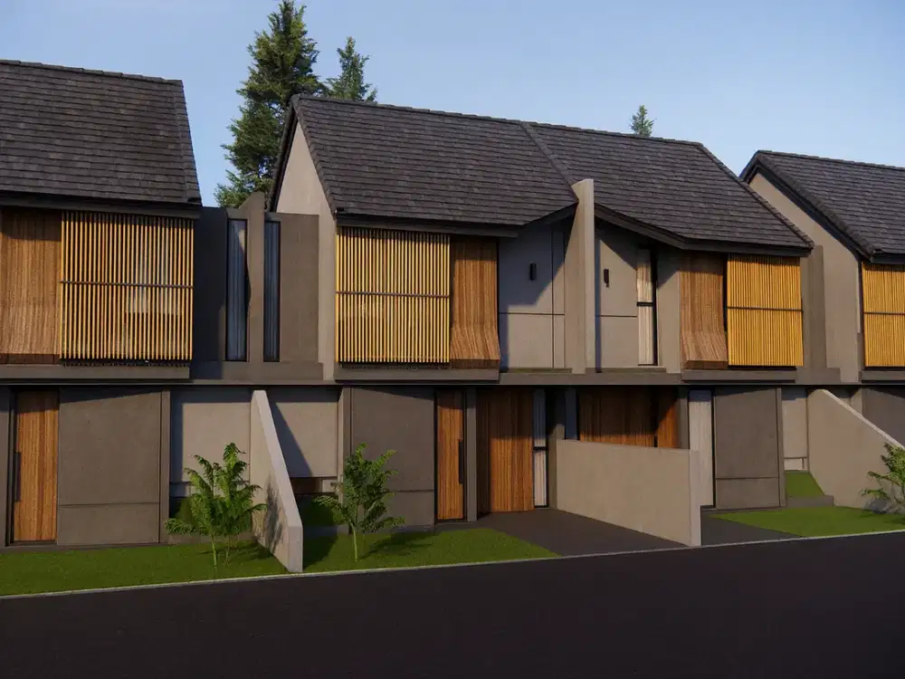 8 Menit Kampus UTY, Rumah Mewah Jogja, SHM PBG, Ada Kolam Renang