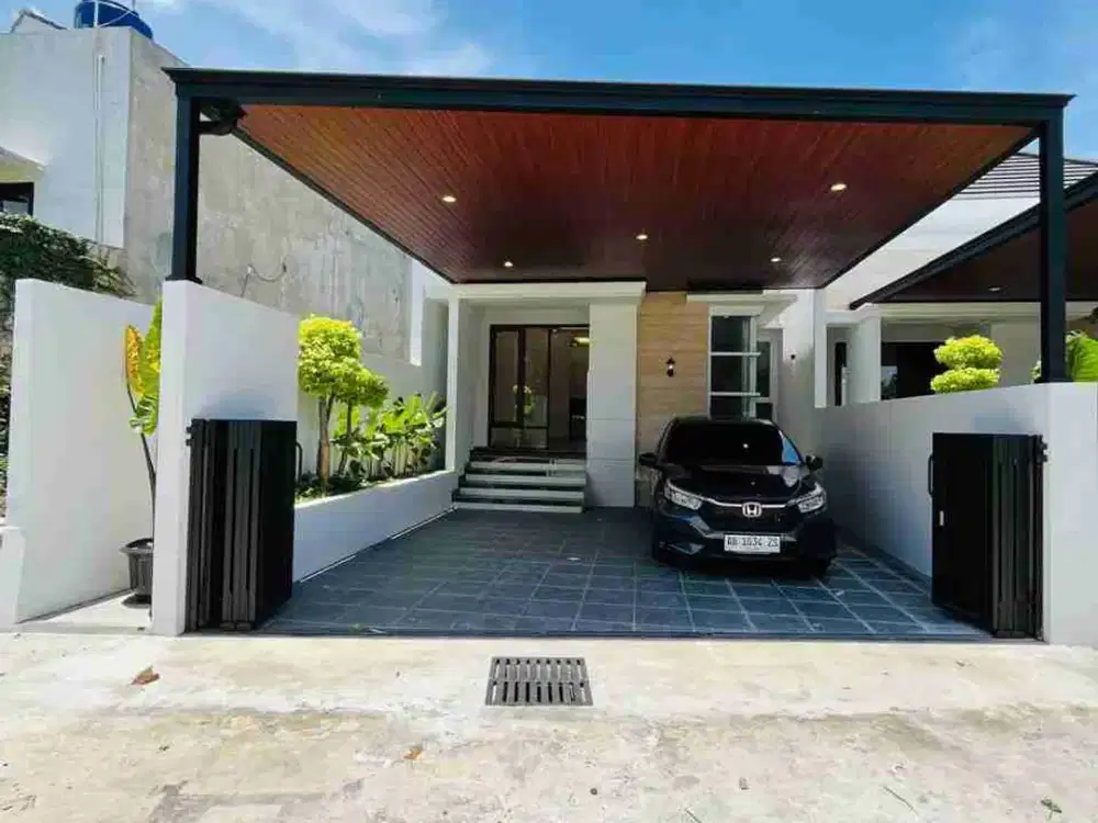 RUMAH BARU LIMASAN MODERN DI TEPI JALAN ASPAL WEDOMARTANI NGEMPLAK