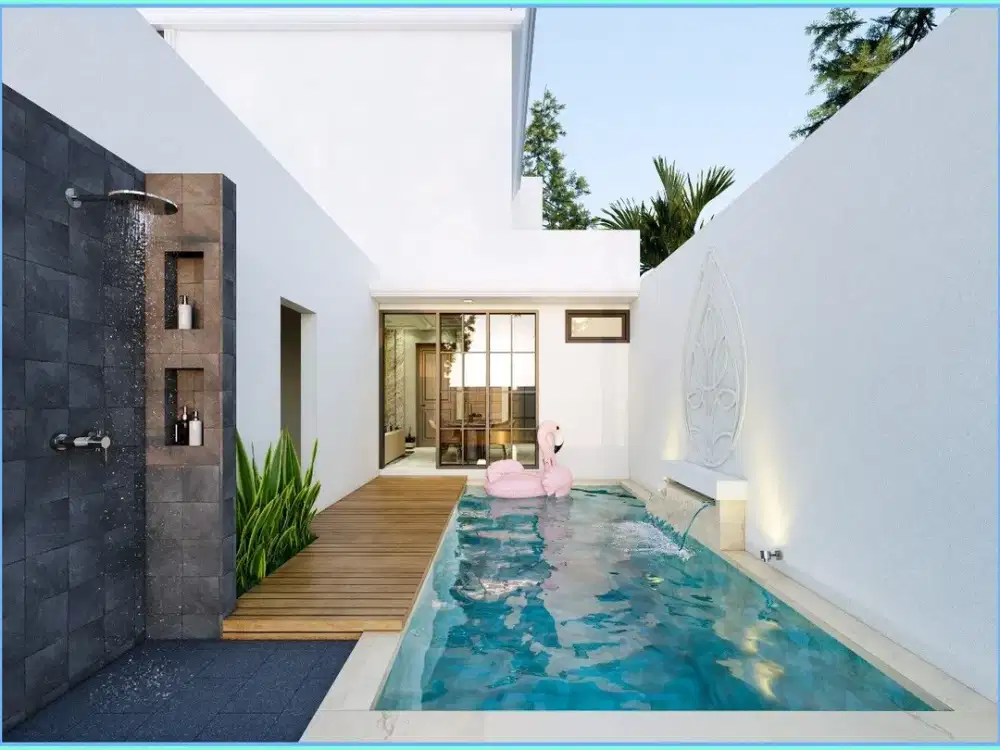 Rumah Super Mewah Jogja 3 Lantai Kolam Renang Pribadi dan Attic