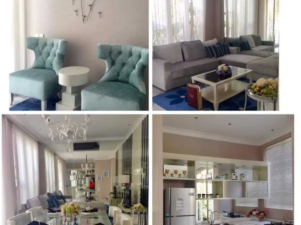 3 Lantai Fully Furnished Adem Rumah Pakuwon Indah La Ritz Embasy