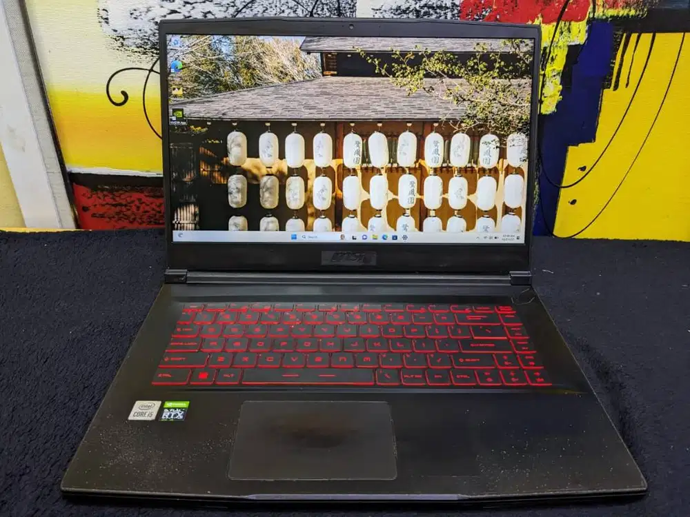 Laptop Gaming MSI GF65 Thin Core i5 10500H 16/256+512 RTX 3060 6GB