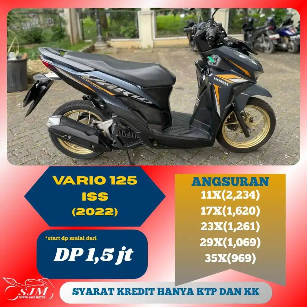 HONDA VARIO 125 CBS ISS 2022 SIAP PAKAI