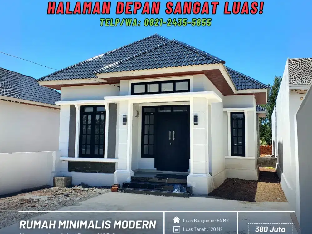 Dijual Rumah Murah di Lamjabat Depan VAR Arena - Halaman Depan Sangat Luas!
