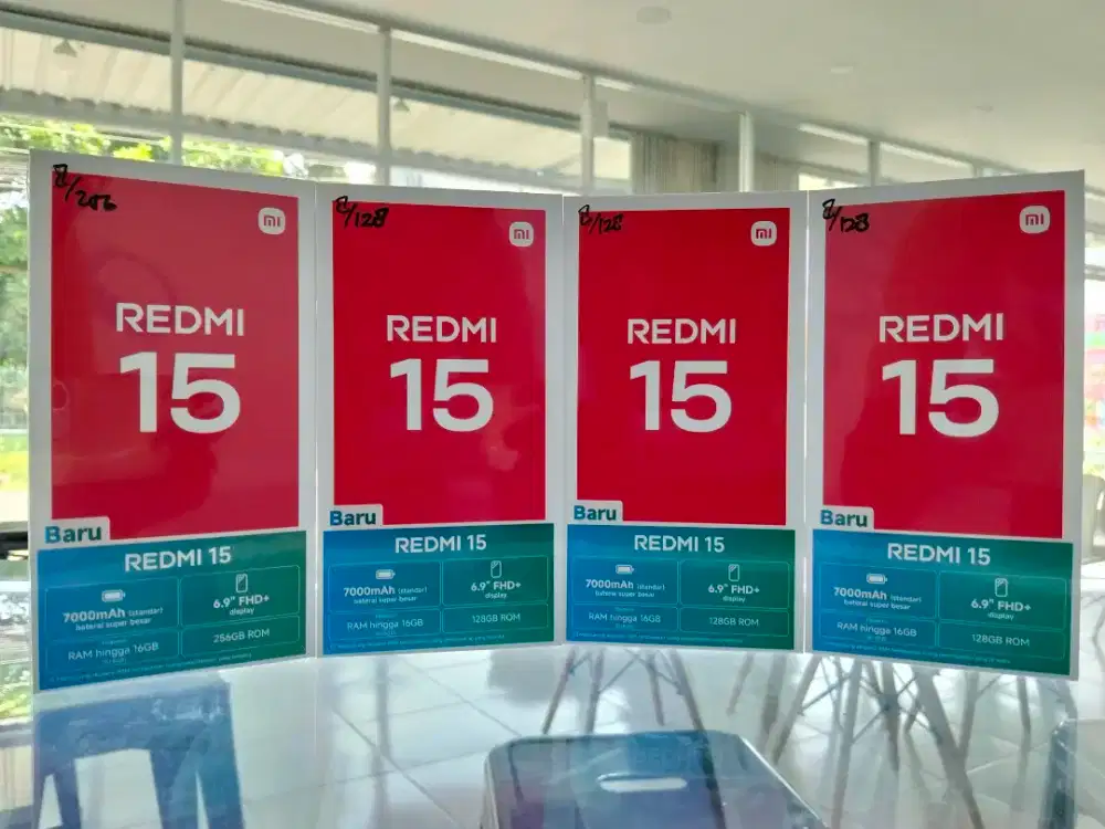 PROMO REDMI 15 NEW SEGEL GARANSI RESMI 15 BULAN SIAP ANTAR