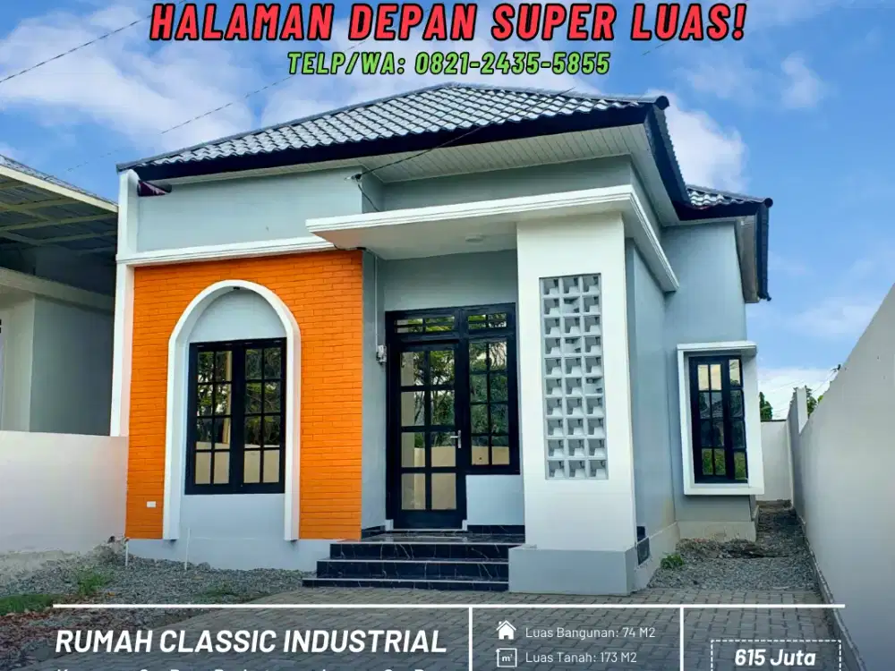 Dijual Rumah Manis di Kawasan Punge - Halaman Depan Super Luas!