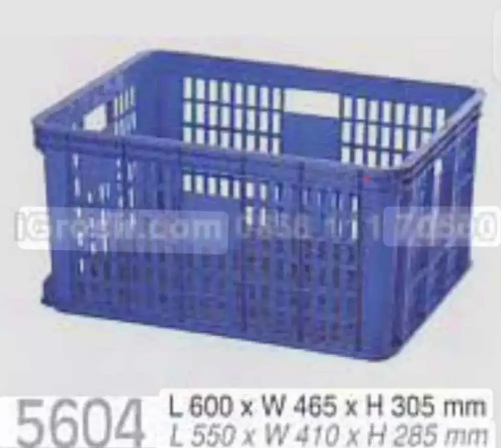 Keranjang krat buah sayur merk rabbit kode 5604
