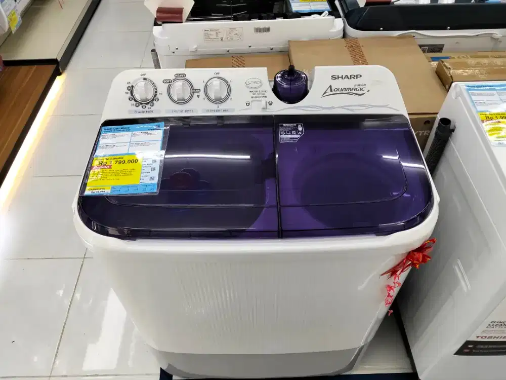 Promo Mesin Cuci Sharp 2 Tabung