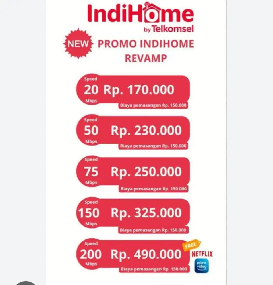 Registrasi indihome