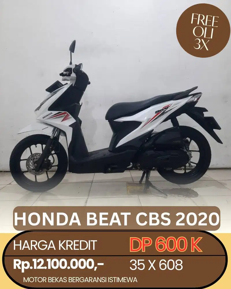 Honda Beat Cbs 2020 DP 600 aja gasskeun