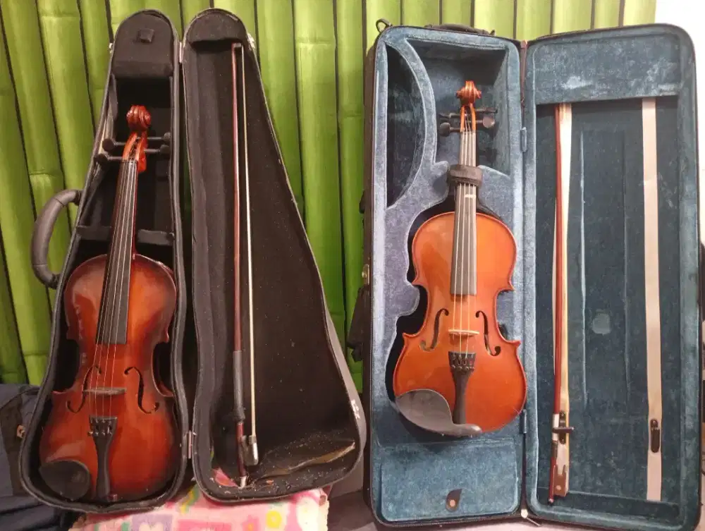 Biola akustik 3/4 dan elektrik 4/4