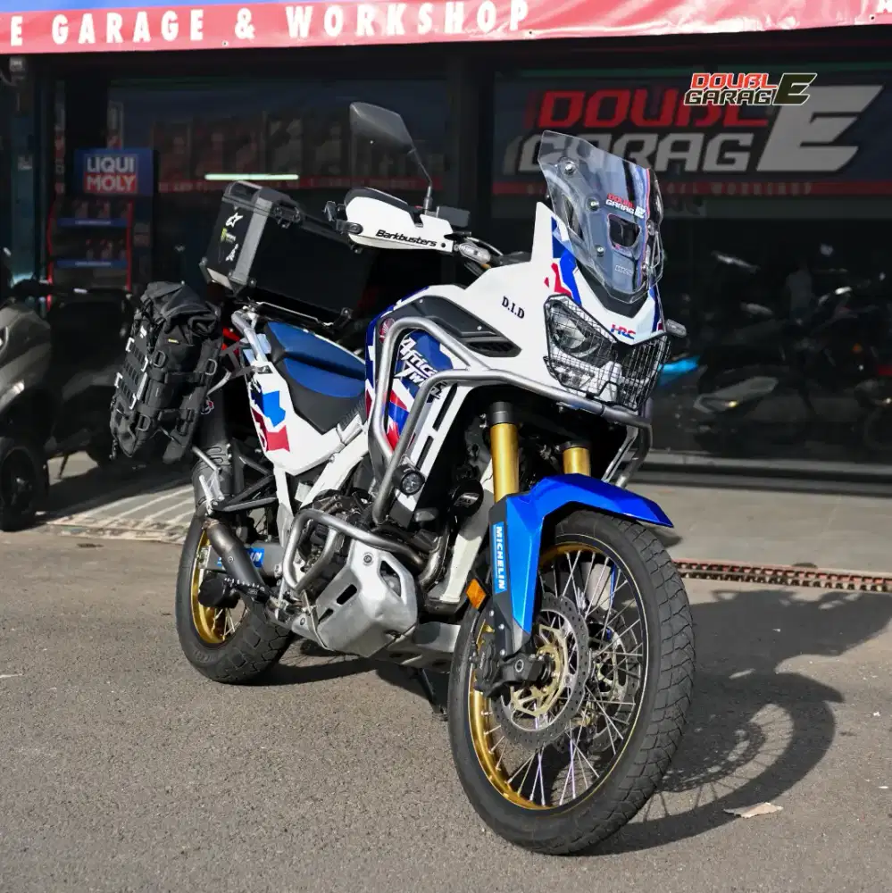 HONDA AFRICA TWIN 1100 DCT TRIPTONIK TOUCHSCREEN TFT PUTIH BIRU 2020