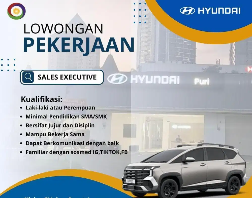 Sales consultan hyundai lippo mall puri