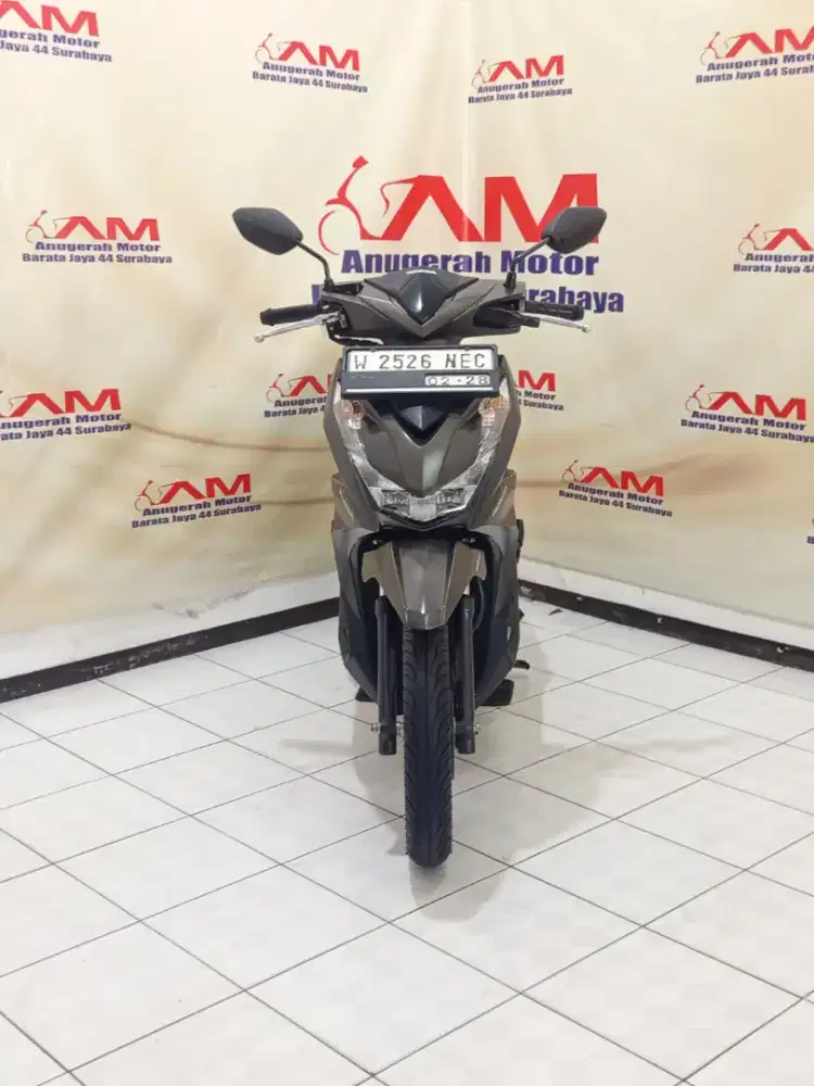 Km 8 Ribu Honda Beat Deluxe tahun 2023 coklat doff