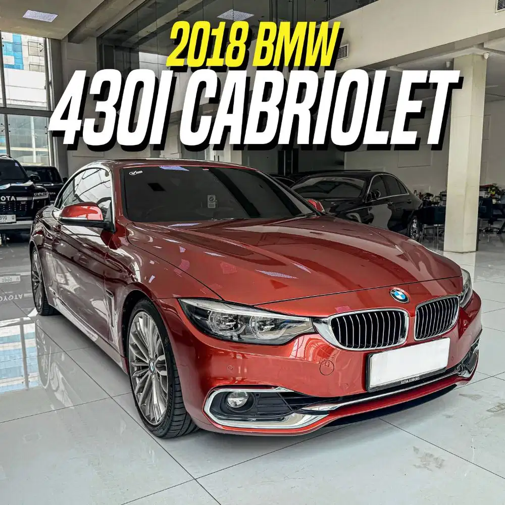 BMW 430i Cabriolet 2019 NIK 2018 Orange Rare Color Convertible