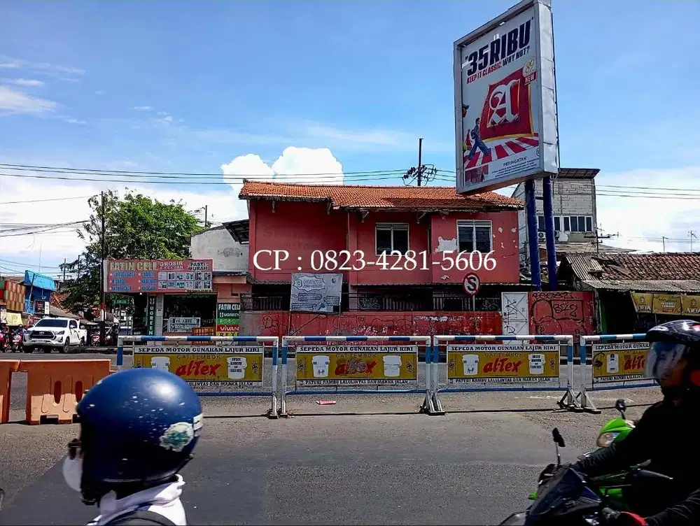 Ruko + Rumah Strategis Sudut Jalan