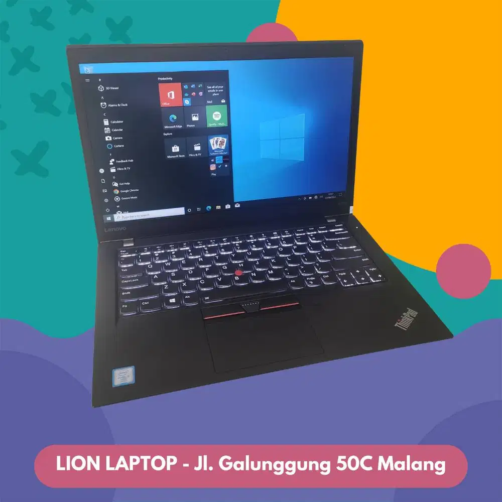 RAM 8GB SSD 256GB Core i5 Touchscreen SLIM Lenovo Thinkpad T470s [02|1