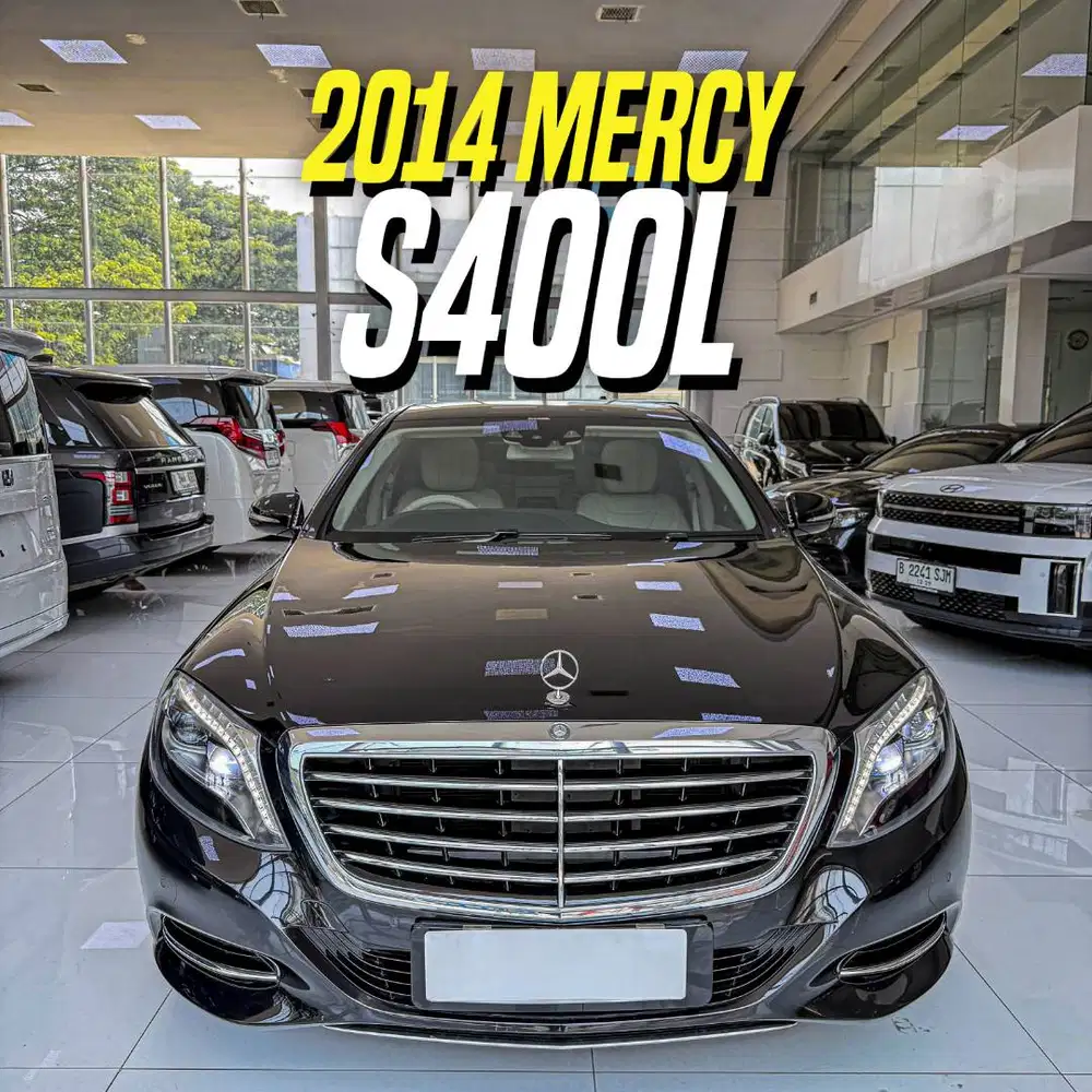 Mercedes Benz S400 L 2015 NIK 2014 Black on Beige Mercy S 400 Hitam