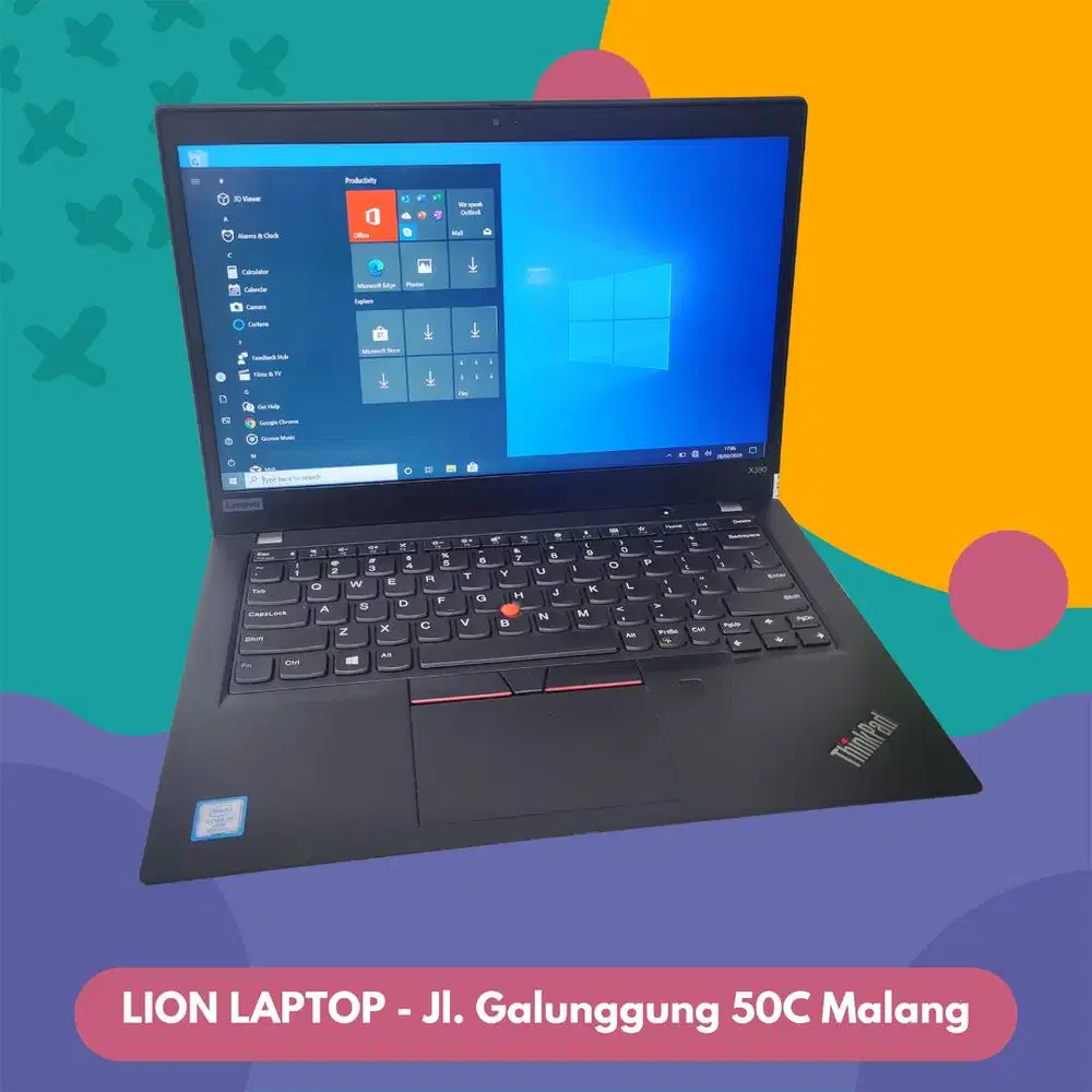 RAM 16GB Core i7 Touchscreen Slim Lenovo Thinkpad X390 [02|10]