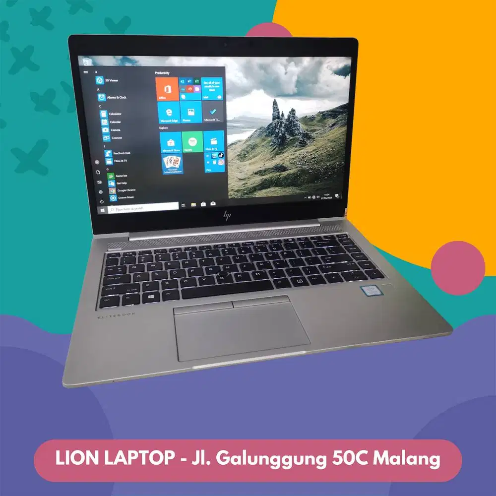 Core i5 Gen 8 RAM 8GB SSD 256GB HP Elitebook 840 G5 [02|10]