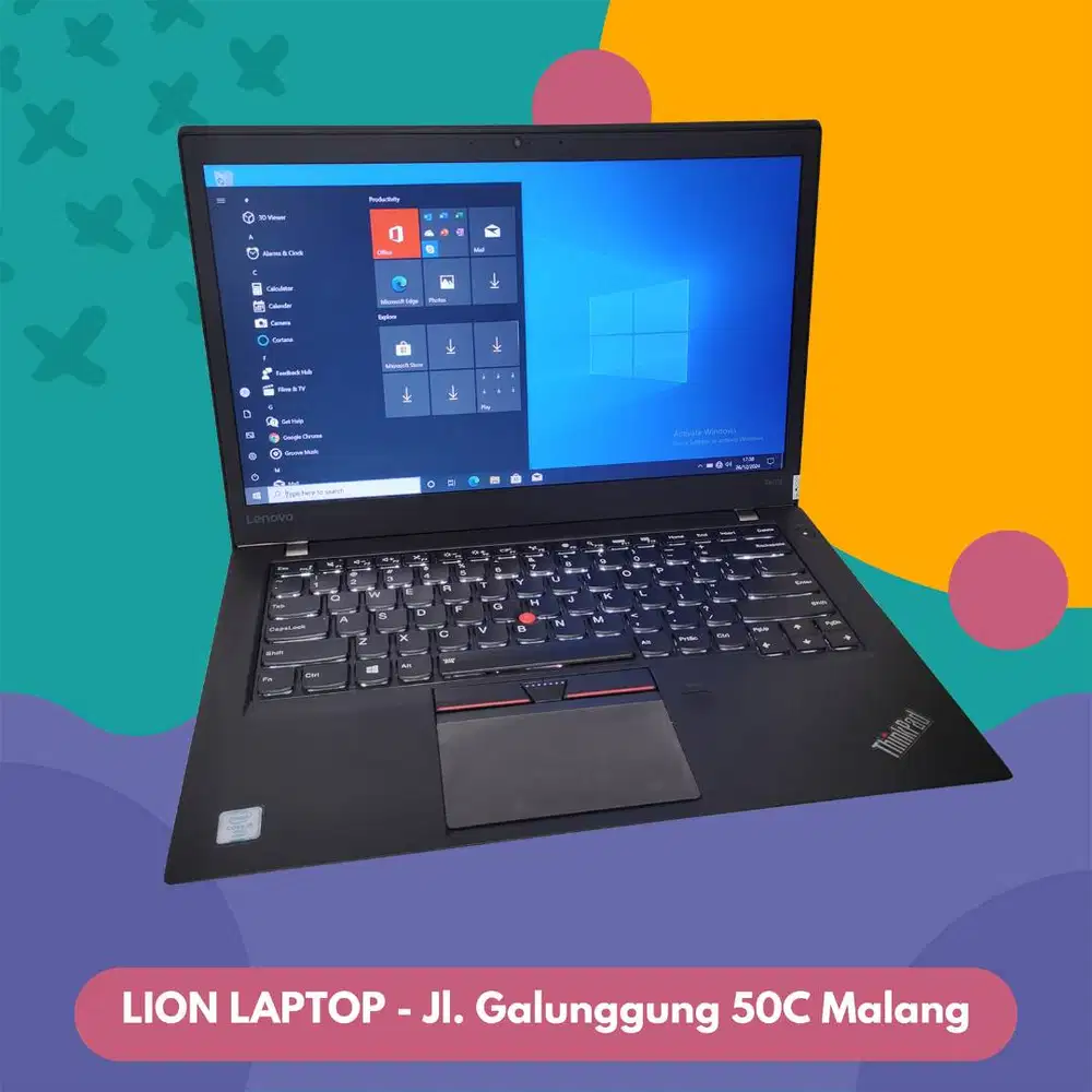 RAM 8GB SSD 256GB Core i5 Slim Lenovo Thinkpad T460s [02|10]