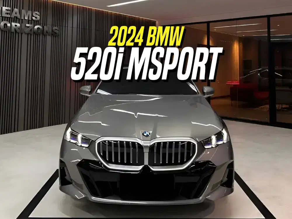 BMW 520i M Sport 2024 G60 Grey on Brown New Model Msport Abu-abu Gray