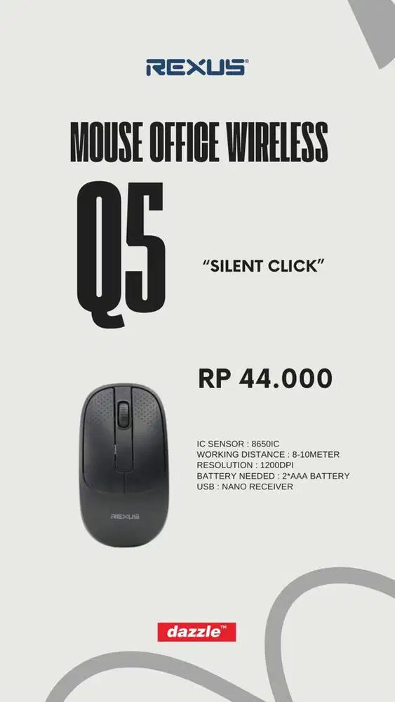 Mouse wireless Q5