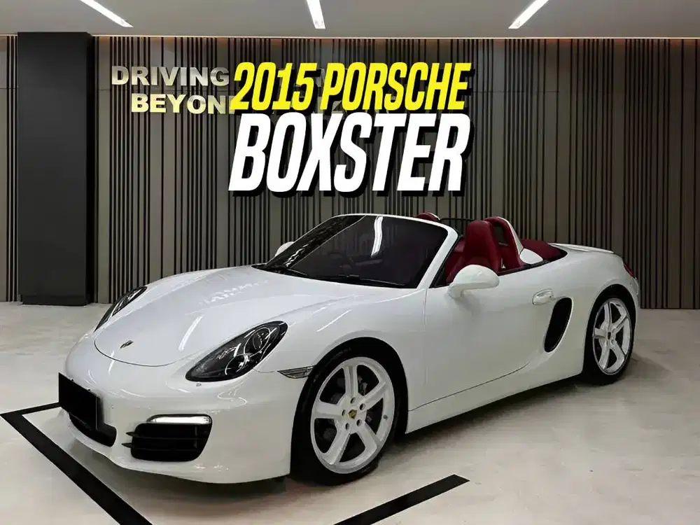 Porsche Boxster 2.7 PDK 2015 White on Red Boxter Cabriolet Putih