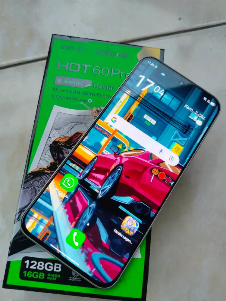 Infinix Hot 60pro 8/128 no minus