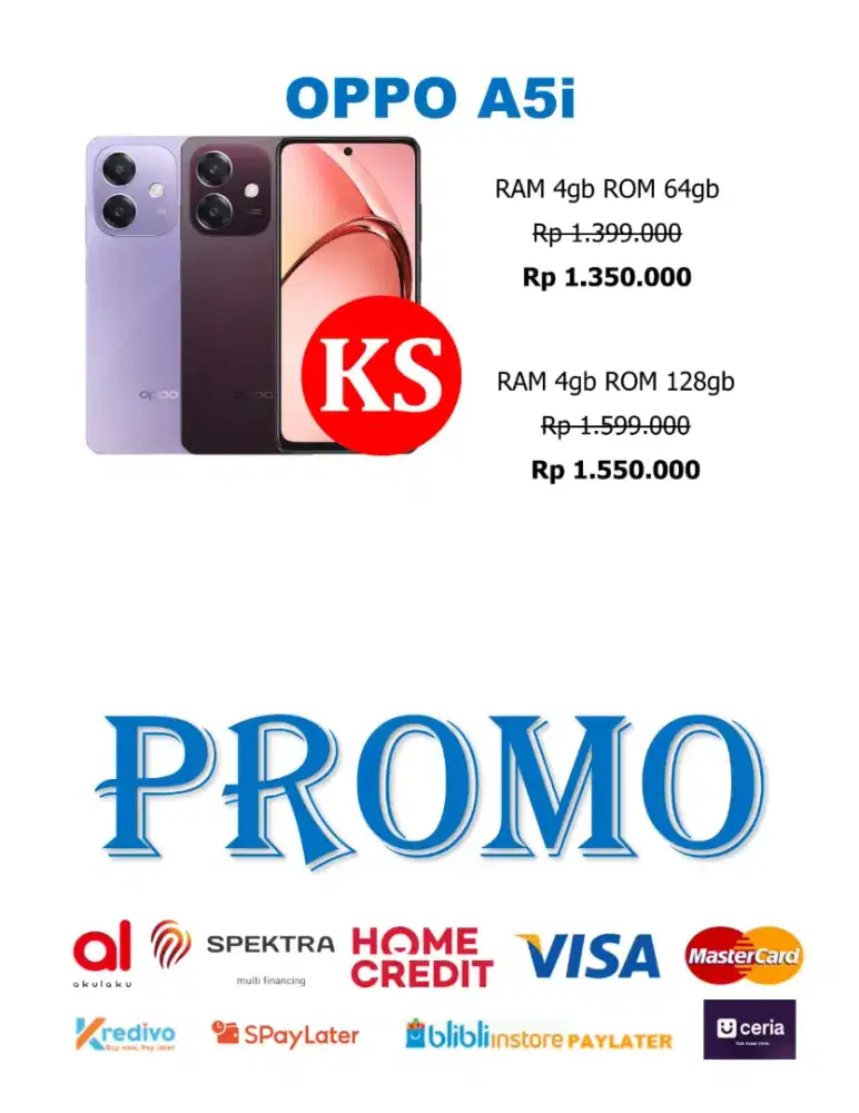 NEW OPPO A5i 4/128