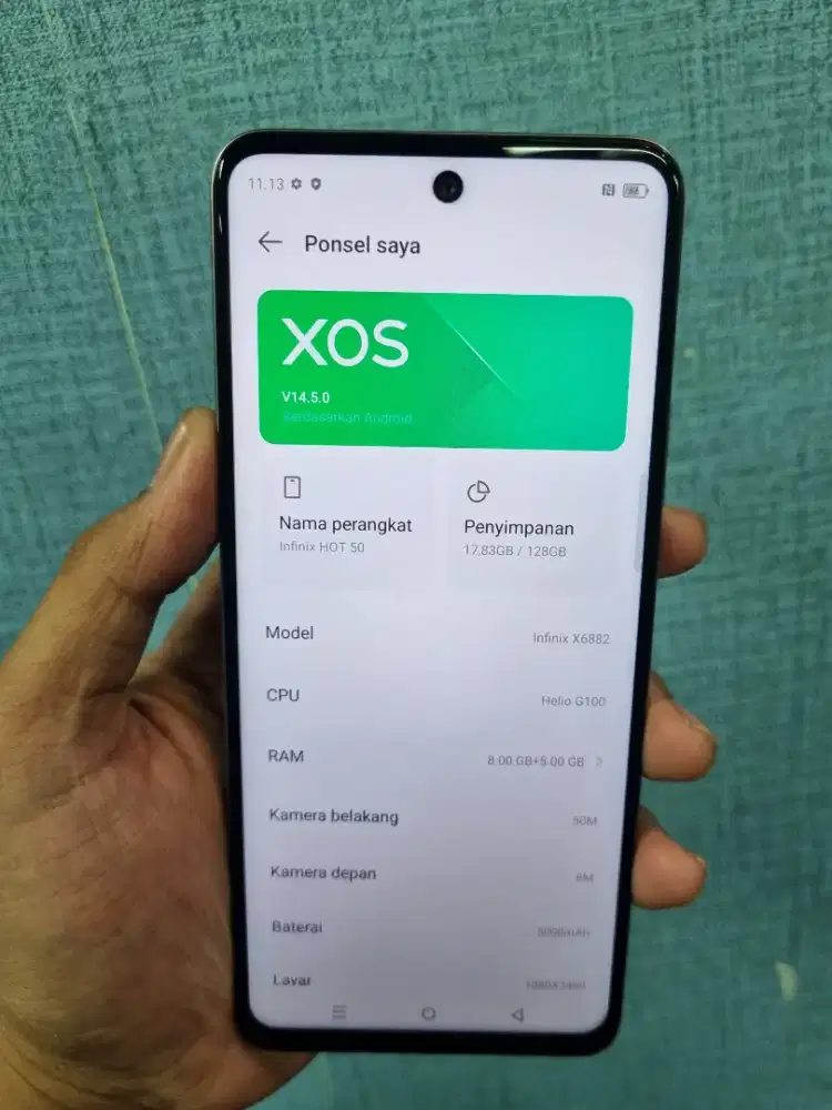 Infinix Hot 50 8/128GB Fullset