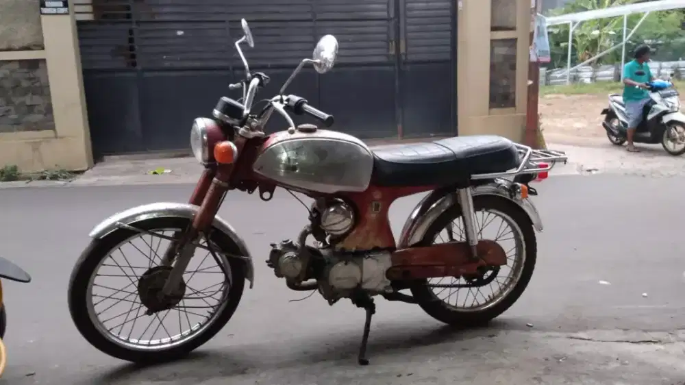 Honda s90 1971 original cat merah