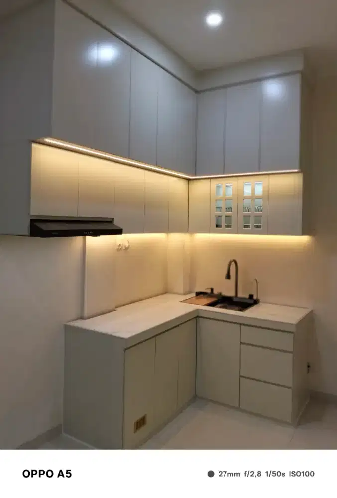 Kitchen set aluminium double layer